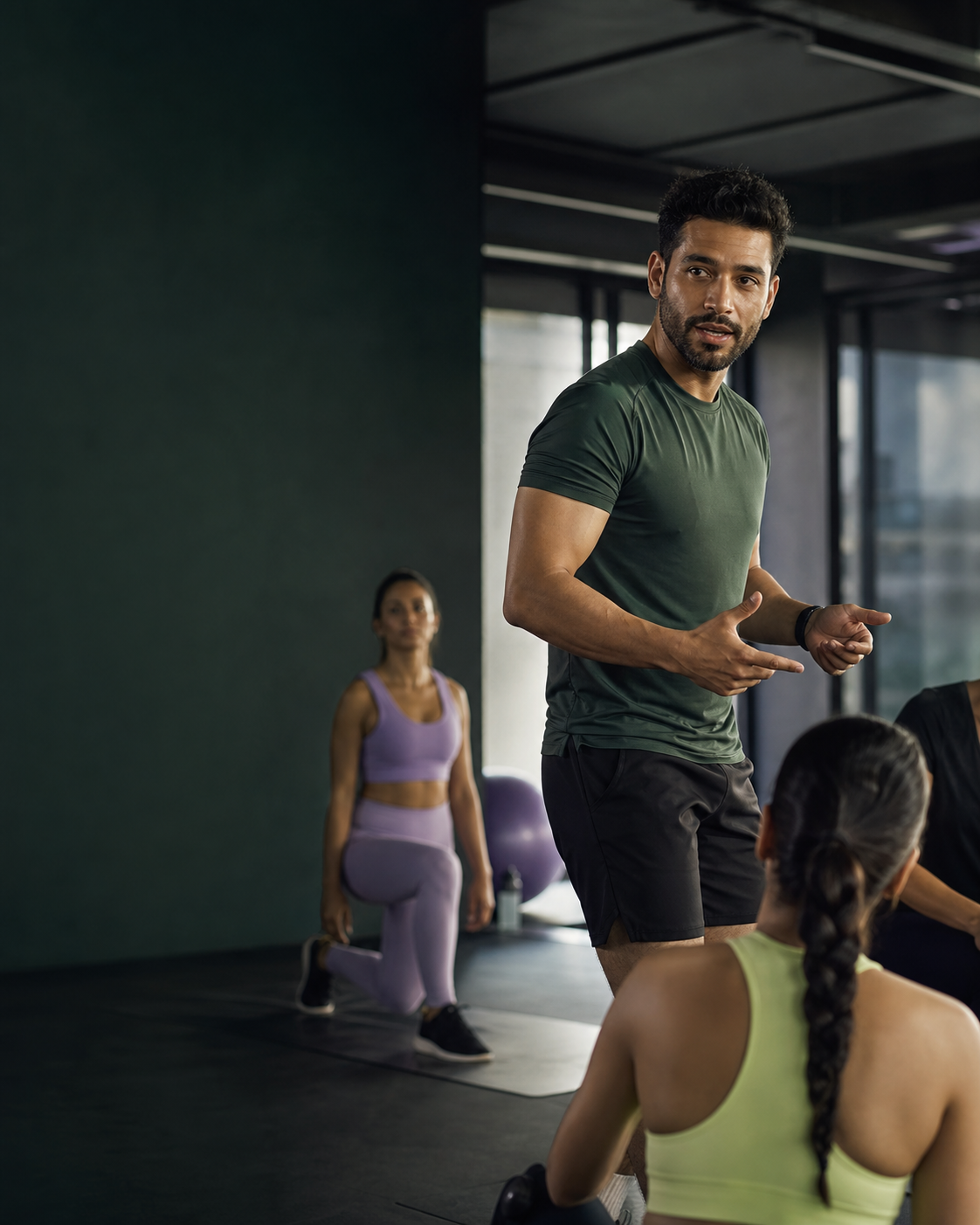 An Indian coach building and moving with purpose